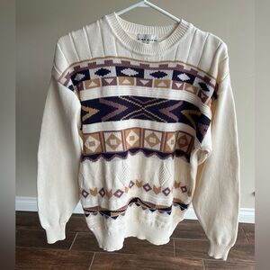 Brand new (Vtg) Men's 100% Chunky Cotton Golf/Casual Knit Sweater (Unisex)